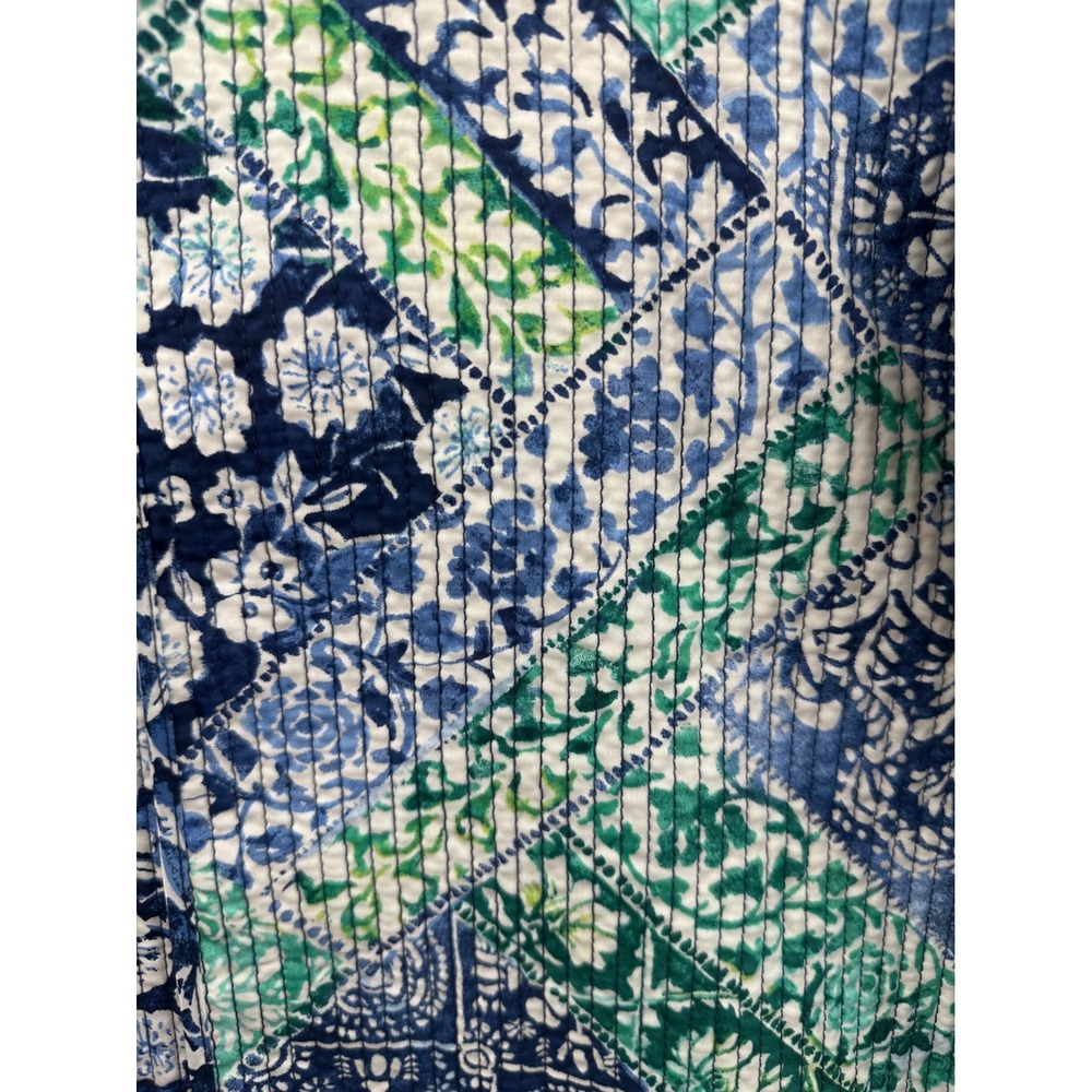 Alfred Dunner Reversible Quilted Patchwork Floral… - image 4